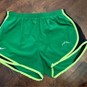 Wright State University Nike Women's Vibrant Green and Black Athletic Shorts